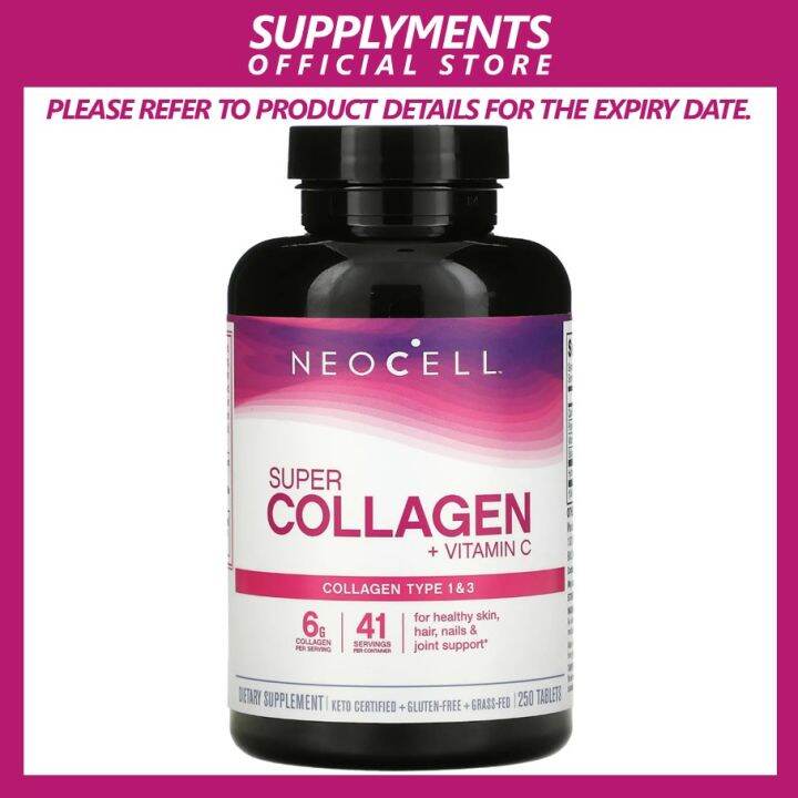 NeoCell Super Collagen Type 1 and 3 plus C 250 Tablets Lazada PH
