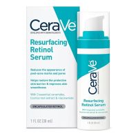 CeraVe Retinol Resurfacing Serum สำหรับผิวหลังทาสิวและผิว | การกลั่นรูขุมขนใหม่เซรั่มหน้ากระจ่างใสด้วยเรตินอล | 1ออนซ์ [ของแท้100%]-นำเข้ามาจากสหรัฐอเมริกา