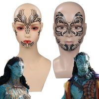 【lz】■△  Jake sully neytiri cosplay rosto tatuagem adesivo avatar 2 filme o caminho da água roseplay máscara acessórios