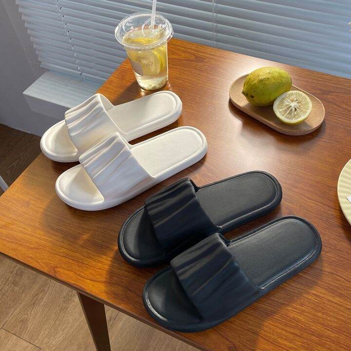 hq040-new-sandals-รองเท้าใส่ในบ้านที่นุ่มและทนทานในสไตล์มินิมอล