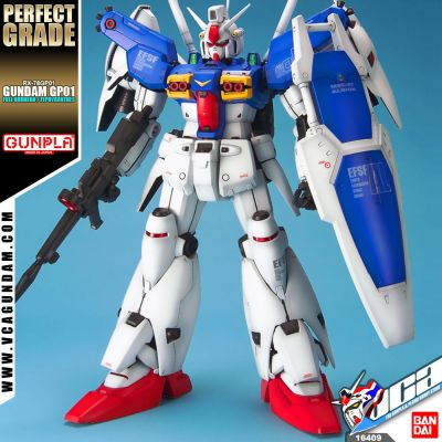 ⭐️ BANDAI GUNPLA PERFECT GRADE PG 1/60 GUNDAM GP01/FB ประกอบ หุ่นยนต์ โมเดล กันดั้ม กันพลา ของเล่น VCA GUNDAM