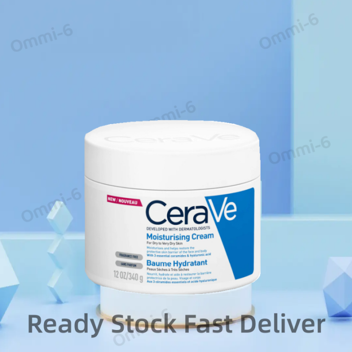 CeraVe Moisturizing Cream For Dry To Very Dry Skins 340g Facial