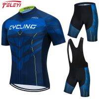 Teleyi 2021 Bike Team Mtb Cycling Clothing Men Gel Pad Cycling Set Summer Mountain Bicycle Clothing Wear Ropa Ciclismo