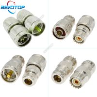 1 PCS 4 Types UHF to N Adapter RF Connectors Straight N Male/Female to UHF Male/Female Adapter Coaxial BEVOTOP