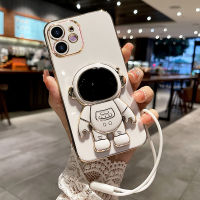 เคส ไอโฟน iPhone 14 13 12 11 Pro Max XS Max XR XS 7 8พลัสหรูหรากล้องซอฟท์นักบินอวกาศกรณีกันกระแทกกันชนกรณีปกหลัง