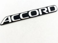 (ฟุต) 1 X ABS Accord Letter โลโก้รถ Auto Trunk Lid Emblem Badge สติกเกอร์รูปลอกสำหรับ Honda ACCORD