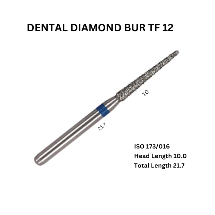 DENTAL DIAMOND BUR TF 12, Stainless, 5pc Set Lazada PH