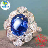 ของขวัญวันวาเลนไทน์สำหรับผู้หญิงแหวนปรับขนาดได้เพชรเต็มเม็ด Biru Safir Royal