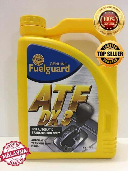 FUELGUARD ATF DX3 (Automatic Transmission Fluid) 4 Liters Lazada