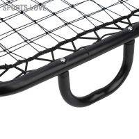 [ราคาพิเศษ] ตาข่ายผู้รักษาประตูอุปกรณ์สําหรับฝึกซ้อมฟุตบอลสีดํา Rebounder