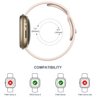 สายรัดซิลิโคน HotSoft สำหรับ Fitbit Versa 4 Versa 3 Versa 2 Versa 1วงสายนาฬิกาข้อมือสร้อยข้อมือสำหรับ Fitbit Versa Litesense 2สายรัดข้อมือ