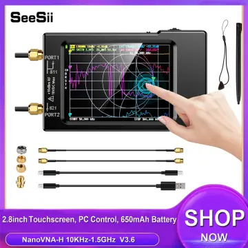 Portable TinySA Spectrum Analyzer,SEESII Upgraded V0.3.1 Handheld