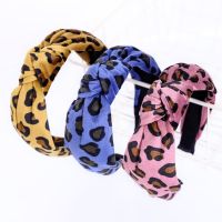 【CW】 Leopard Knot Hairband Headband Hair Accessories