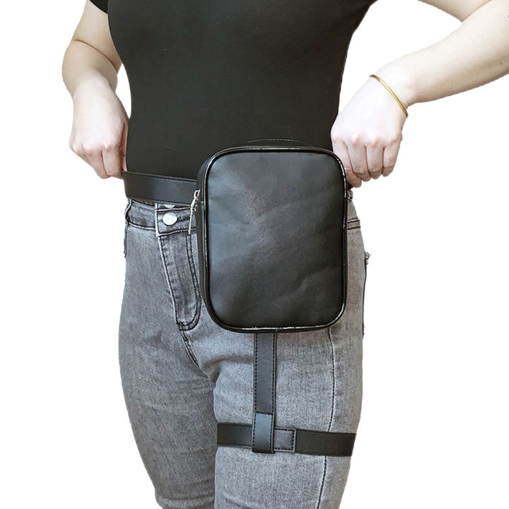 street-fashion-crossbody-bags-woman-man-unisex-fanny-pack-pu-leather-phone-pouch-small-purse-zipper-solid-for-outdoor-hiking