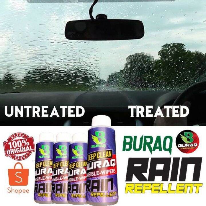 ☃BURAQ RAIN REPELLENT,wiper,glass coating,windscreen,cermin kereta