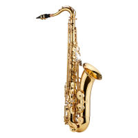 [ammoon]Bb Tenor Saxophone Sax Brass Body Gold Lacquered Surface Woodwind Instrument with Carry Case Gloves Cleaning Cloth Brush Sax Neck Straps