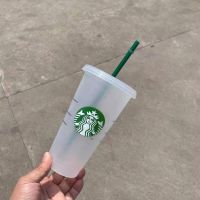 2021Water Cup Girls High-value And Drop-resistant Korean Version of Cute Ins Plastic Cup Water Cup Super Large Capacity Hand Cup