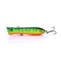 Thundershower เหยื่อล่อปลา Popper Wobbler 1ชิ้น,พร้อมตะขอแหลม8ซม. 11.5กรัมเหยื่อปลอม Crankbait ลอย