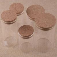 LETAOSK Glass Kitchen Canister Snack Sugar Tea Storage Container Jar Bottle Transparent with Cork Kitchen Accessories