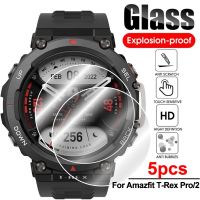 For Huami Amazfit T Rex Pro/2 Screen Protector Tempered Glass Explosion-proof Protective Film for Amazfit T Rex Accessories