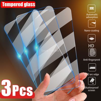 3PCS Tempered Glass for iPhone 11 12 Pro XR X XS Max 14 plus Screen Protector on for iPhone 7 8 6 6S Plus 5 5S SE 2020 max Glass