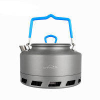 Portable 1.1L Camping Kettle Fast Heating Tea Coffee Pot Teapot for Outdoor Camping Hiking Backpacking Picnic