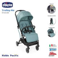 Chicco Trolley Me Stroller - Emerald รถเข็นเด็ก พับเก็บง่ายด้วยมือเดียว เหมาะสำหรับการเดินทางกับลูกน้อยเพียงลำพัง