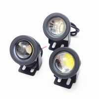 AC / DC 12V 10W Black LED Underwater light Waterproof IP67 LED Flood light White / Warm white / RGB Spotlight With Convex Glass