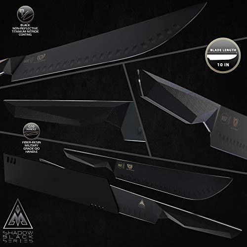 10 Bull Nose Butcher Knife | Shadow Black Series | Dalstrong