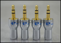 4 X PALICCS Gold Plated 3.5Mm Stereo Plug Male Adapter Connector For Headphone Cable