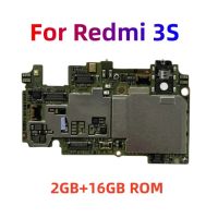 เมนบอร์ดสำรองสำหรับ Redmi 3S 16G 32G เมนบอร์ดพร้อม Google Playstore บอร์ดตรรกะหลักเวอร์ชันปลดล็อกทั่วโลก