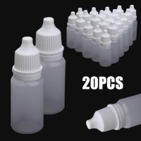 20pcs 10ml 20ml Empty Plastic Squeezable Dropper Bottles Eye Care Liquid Dropper Sample Eyes Drop Refillable Bottle