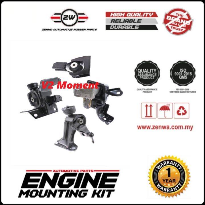 Toyota Altis ZZE141 / 142 Engine Mouting Kit Set (ZW/Zenwa) 4 pcs in 1 ...