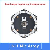 Mic6 Microphone Array Location Tracking Module Expansion Board MSM261S4030H0 AI with 12 SK9822 LED