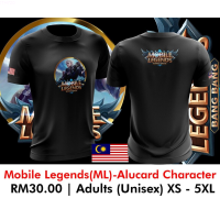 2023-Summer Mobile Legend (ML) Alucard Character Unisex Shirts For Men and Women