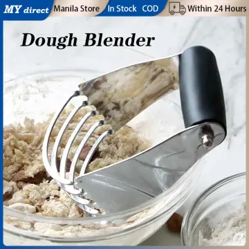 Dough Blender Pastry Cutter With 5 Stainless Steel Blades Heavy Duty  Kitchen Baking Tool Flour Cream Butter Mixer For Cake, Cookie Pie Crust,  Bread An