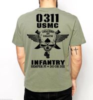 Summer Fashion Hot USMC T-shirt, US Marines, Semper Fidelis, Devil Dog, Semper Fi, Military Veteran Tee shirt