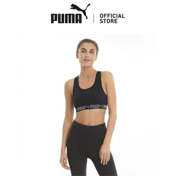 Bra Puma Mid Elastic Padded Women's Training Bras For Woman Sports