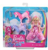 Barbie Dreamtopia Gift Set with Chelsea Princess Doll in Heart Dress