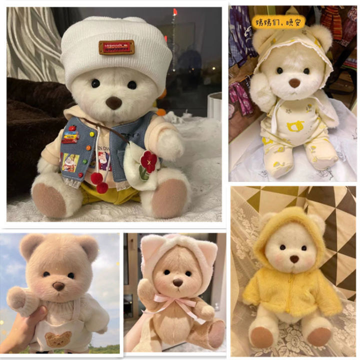 30cmpro-lena-หมี-teddytales-เสื้อผ้าตุ๊กตาหนังสือสีแดงเล็กๆน้อยๆแนะนำตุ๊กตาหมีตุ๊กตาเสื้อผ้า-ขายแต่เสื้อผ้า