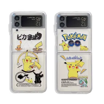 For Samsung Galaxy Z Flip 5/ 4/ 3 Pokemon Pattern Hard Case Cover Pikachu  Gengar