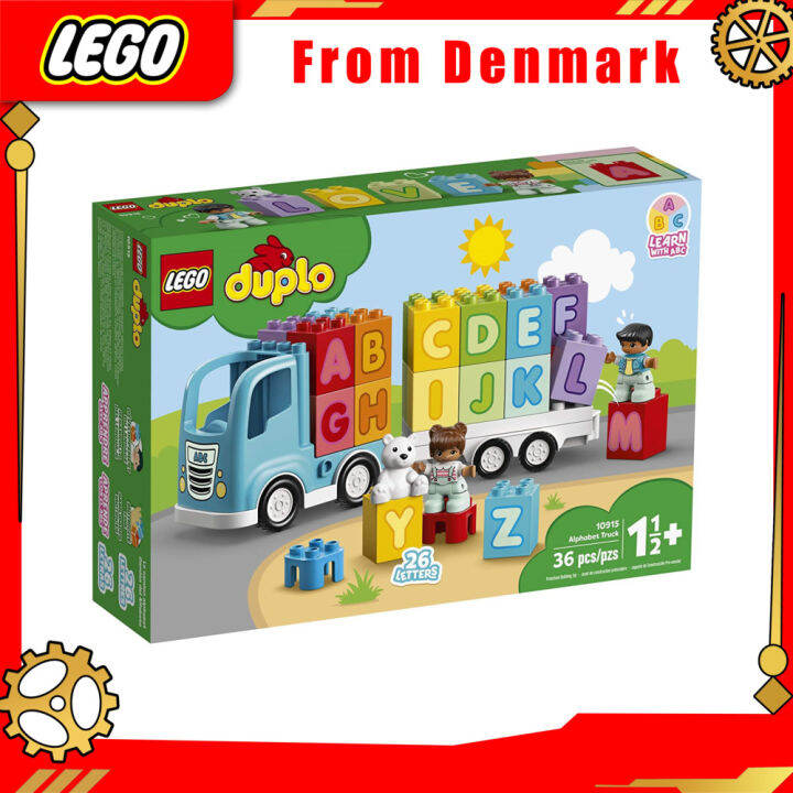 From Denmark】LEGO LEGO DUPLO My A Letter Truck 10915 ABC Letter