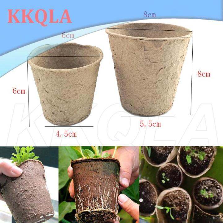 qkkqla-6-8cm-plant-grow-pot-paper-nursery-cup-starters-garden-flower-pots-herb-vegs-kit-biodegradable-home-gardening-tools