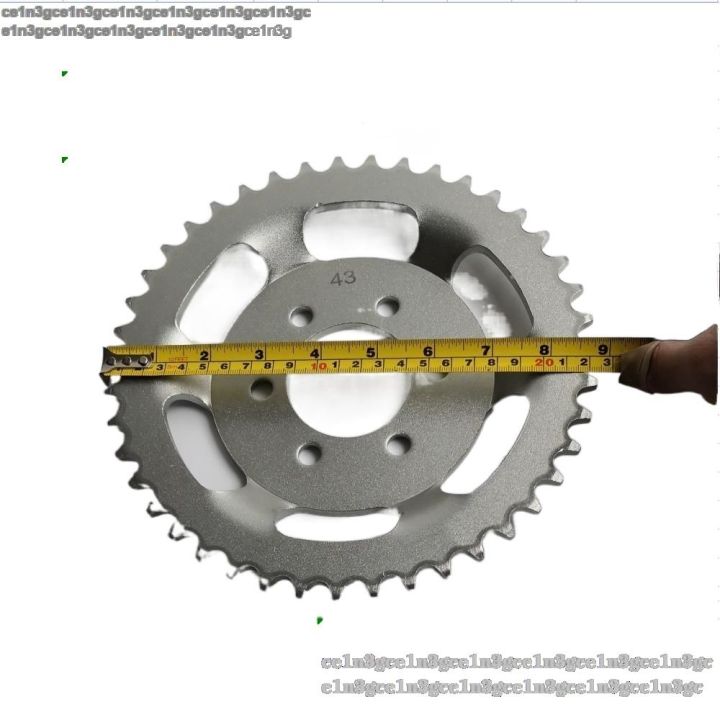 เฟืองด้านหลัง520-43ตันสำหรับรถจักรยานยนต์เบนเนลลี-tnt25-bn251-trk251-ce1n3g