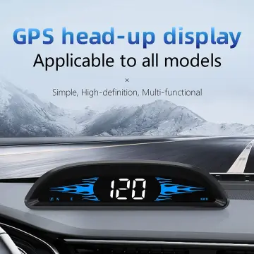 M1 Digital Car Hud Head up Display GPS Windshield Projection Speedometer  with Over Speed Alarm Fatigue Driving Reminder - China Head up Display, Hud