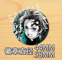 ฟิกเกอร์อนิเมะ Demon Slayer Tomioka Giyuu Agatsuma Zenitsu รูป4601เหรียญตราของขวัญหมุดเข็มกลัดของเล่นคอลเล็กชันเด็ก