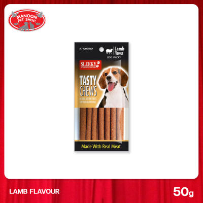 [MANOON] SLEEKY Tasty Chews-Stick Lamp Flavour  รสแกะ 50 กรัม