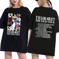 เสื้อยืดสำหรับผู้หญิง Taylor The Eras เสื้อยืดทัวร์2023เวิร์ลทัวร์เสื้อยืดผู้ชายผู้หญิงผ้าฝ้ายแขนสั้นสวยงามเสื้อยืดแฟชั่นฮาราจูกุขนาดใหญ่