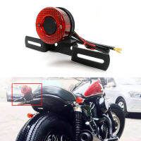 แผ่นไฟท้าย LED DC 12V Pudsingan สำหรับอุปกรณ์ตัดไฟรถจักรยานยนต์ Chopper แต่งเองสไตล์ Bobber MT07 MT09