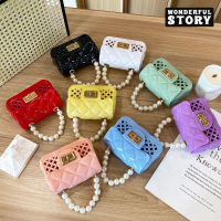 【พร้อมส่ง】wonderful story กระเป๋าจิ๋วไข่มุก กระเป๋าเฟชั่น กระเป๋าผู้หญิง